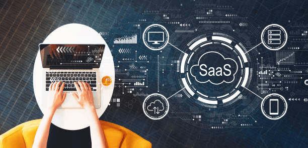 Ilustração de um produto SaaS com cobrança integrada